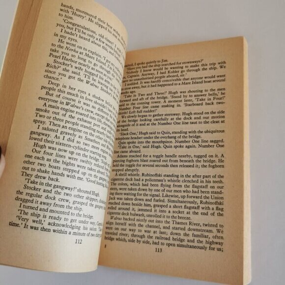 1974 Run Silent Run Deep Paperback Edward L Beach Coronet Submarine Fiction Hist - Picture 7 of 8